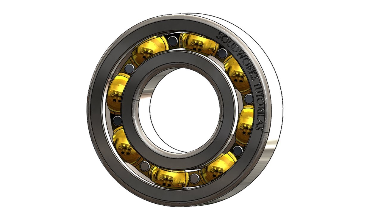 SolidWorks教程-在SolidWorks中设计和装配球轴承-SolidWorks 13